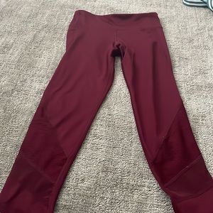 Black and maroon work out pants girls size M & L